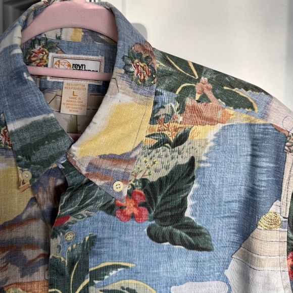 🌴 Reyn Spooner — “Transpacific 1940’s” Button-Front Shirt 🌊 - Picture 1 of 4